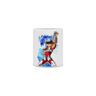 Nome do produtoCaneca Porcelanato Personalizada Anime Cavaleiros do Zodíaco Seiya