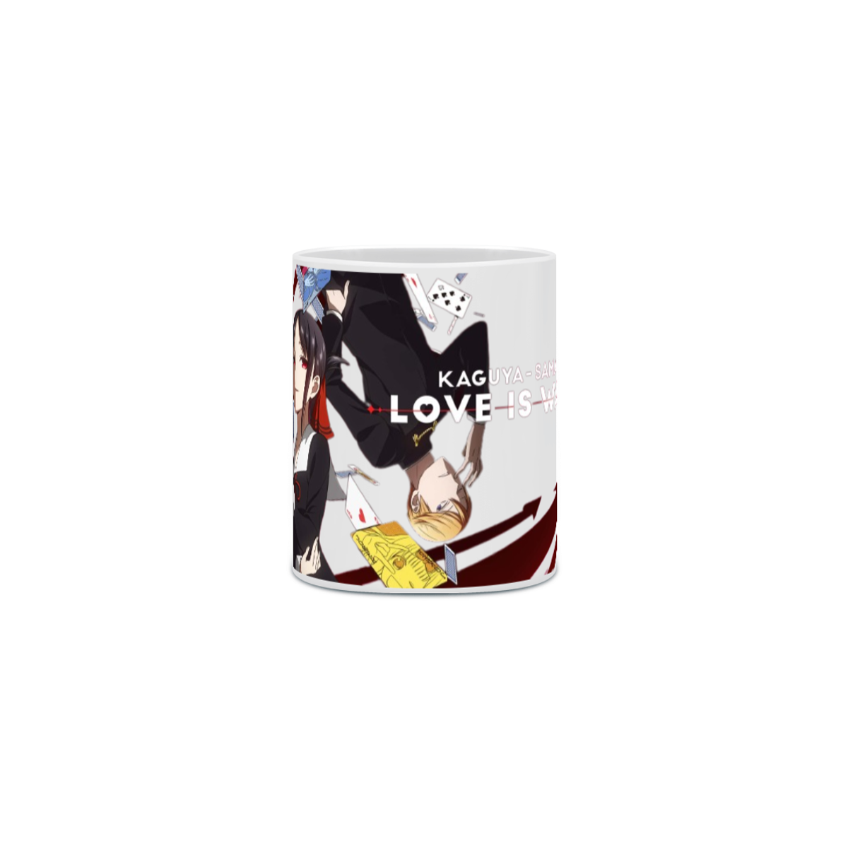 Nome do produto: Caneca Porcelanato Personalizada Anime Kaguya-Sama Love is War