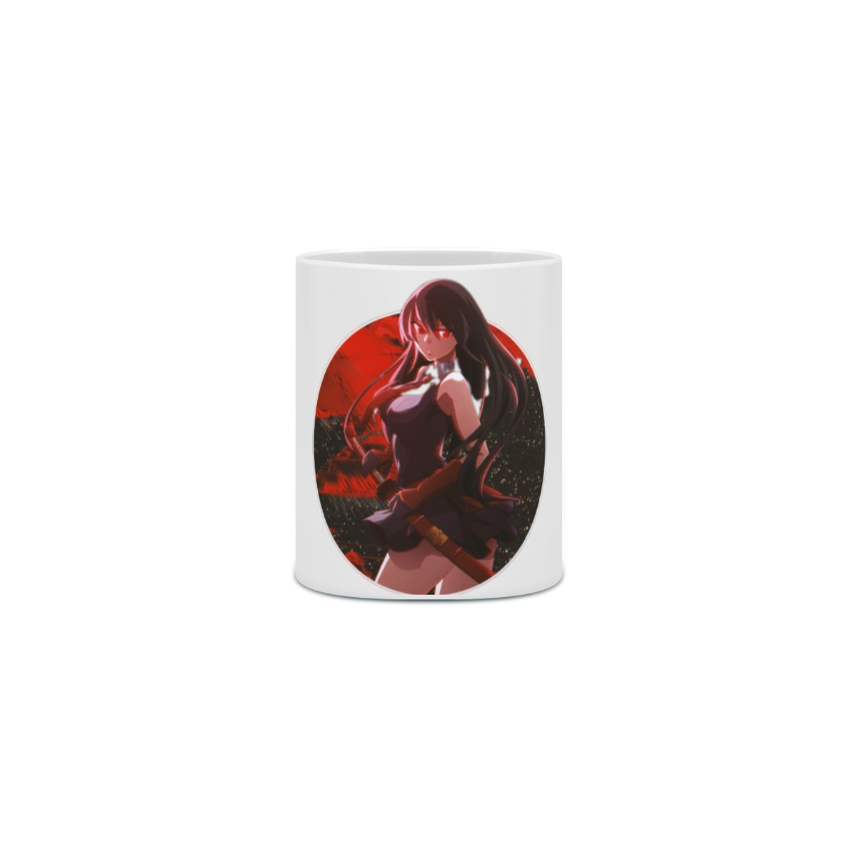 Nome do produto: Caneca Porcelanato Personalizada Anime Akame ga Kill 