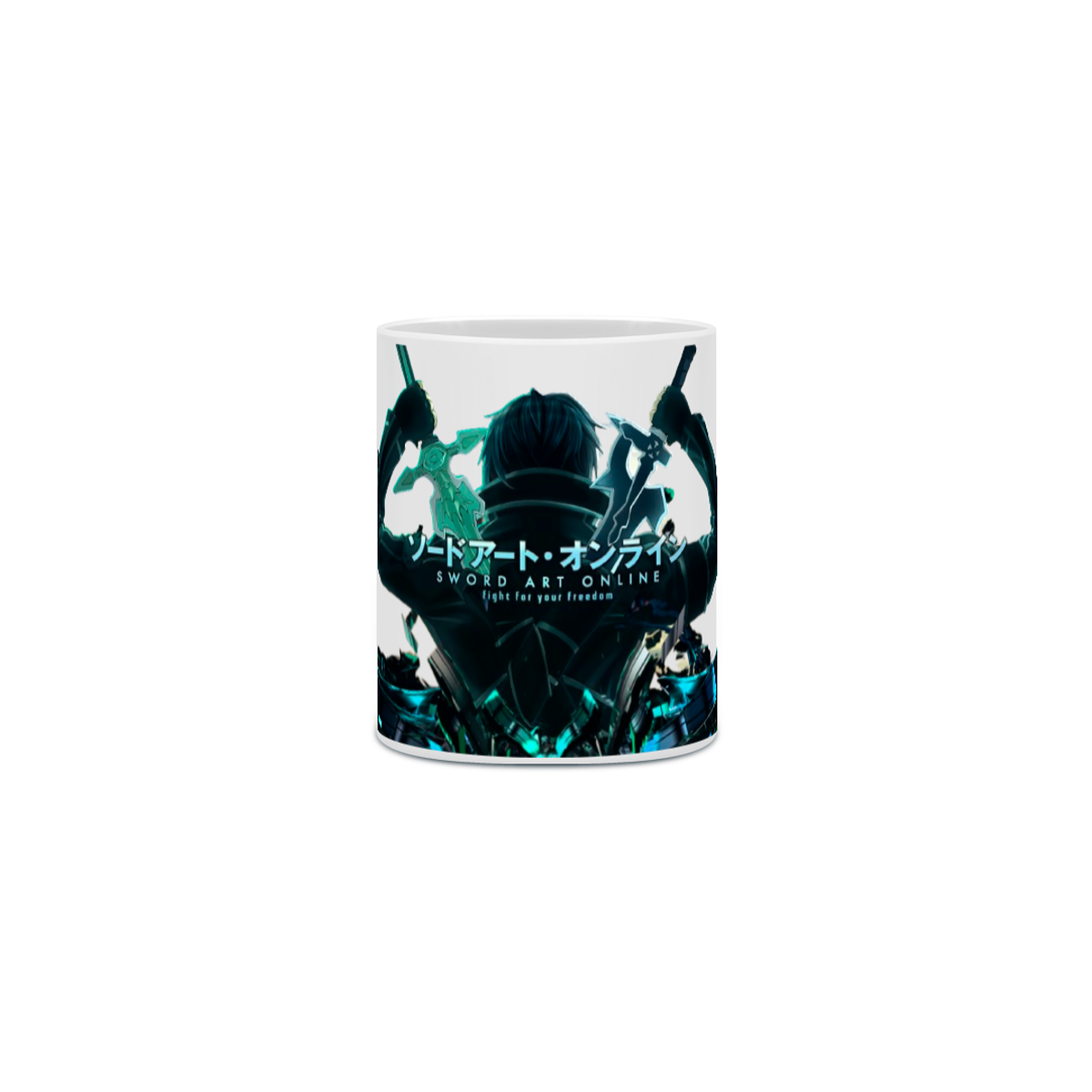 Nome do produto: Caneca Porcelanato Personalizada Anime Sword Art Online Kirito