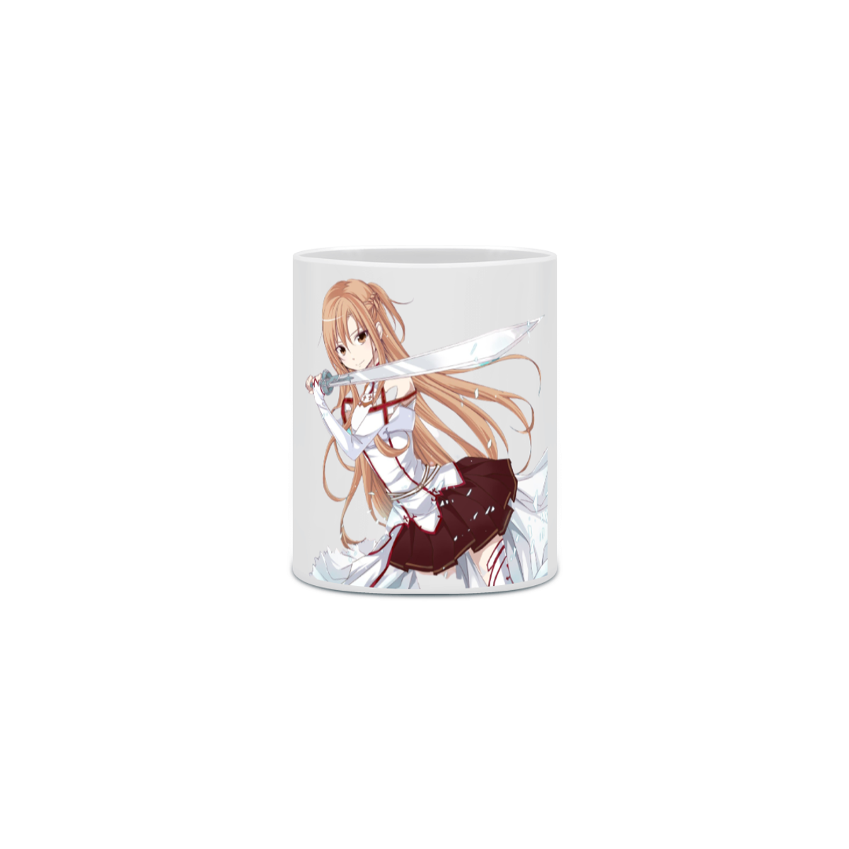 Nome do produto: Caneca Porcelanato Personalizada Anime Sword Art Online Asuna