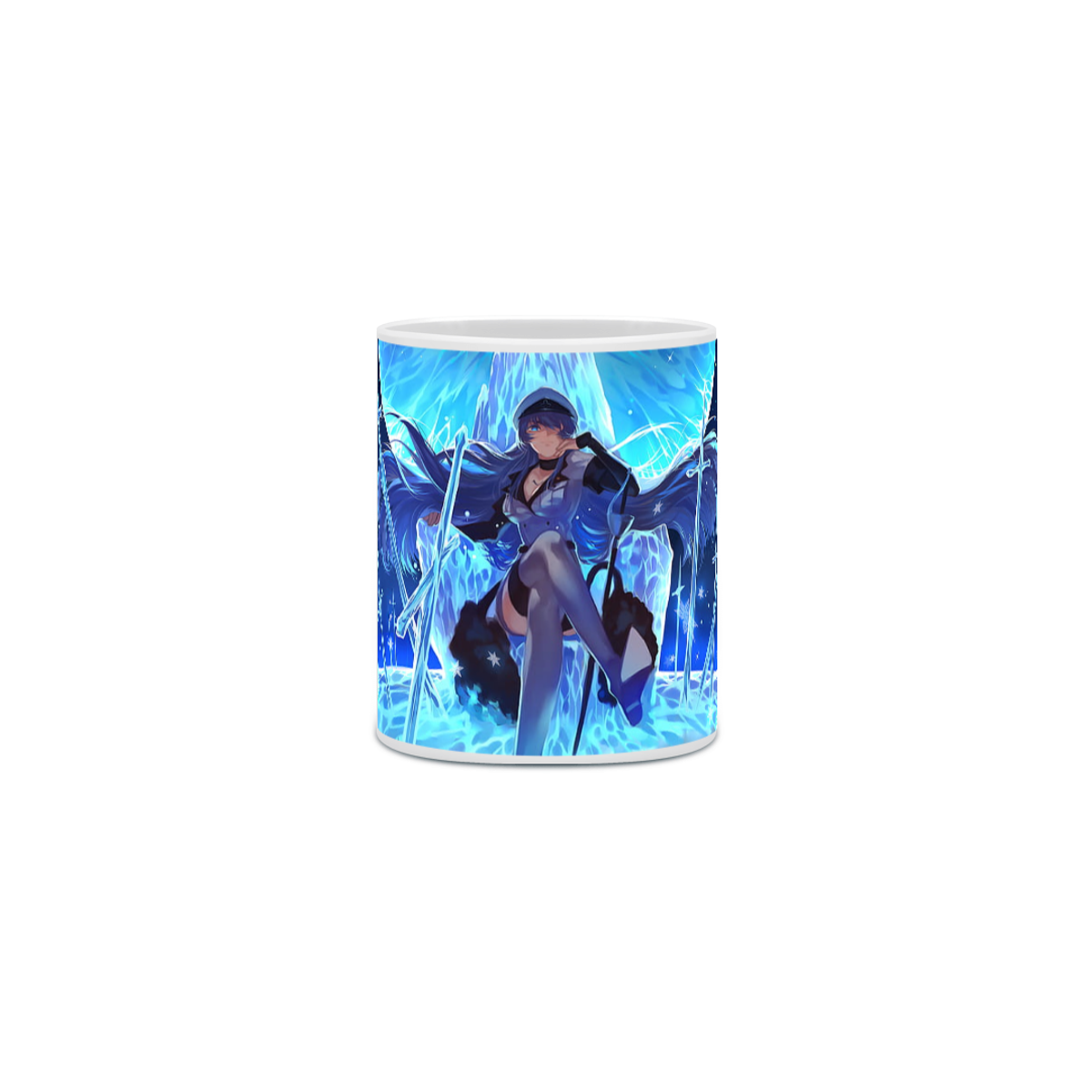 Nome do produto: Caneca Porcelanato Personalizada Anime Akame Ga Kill Esdeath