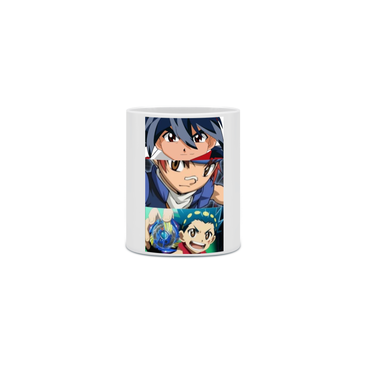 Nome do produto: Caneca Porcelanato Personalizada Anime Beyblade