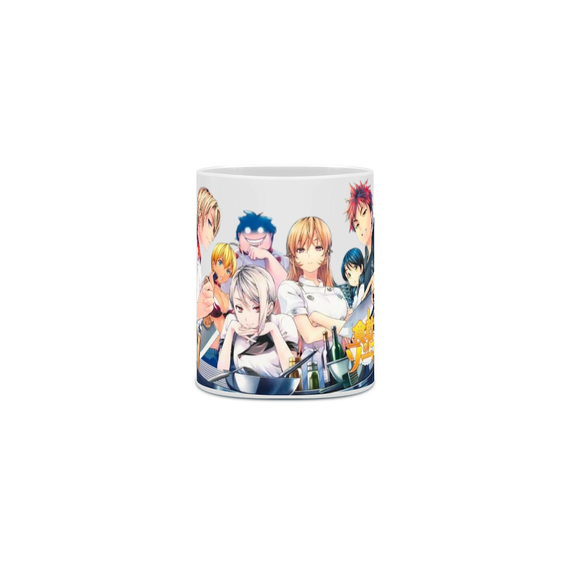 Caneca Porcelanato Personalizada Anime Food Wars 