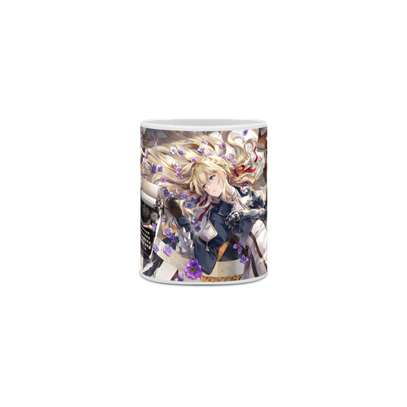 Caneca Porcelanato Personalizada Anime Violet Evergarden
