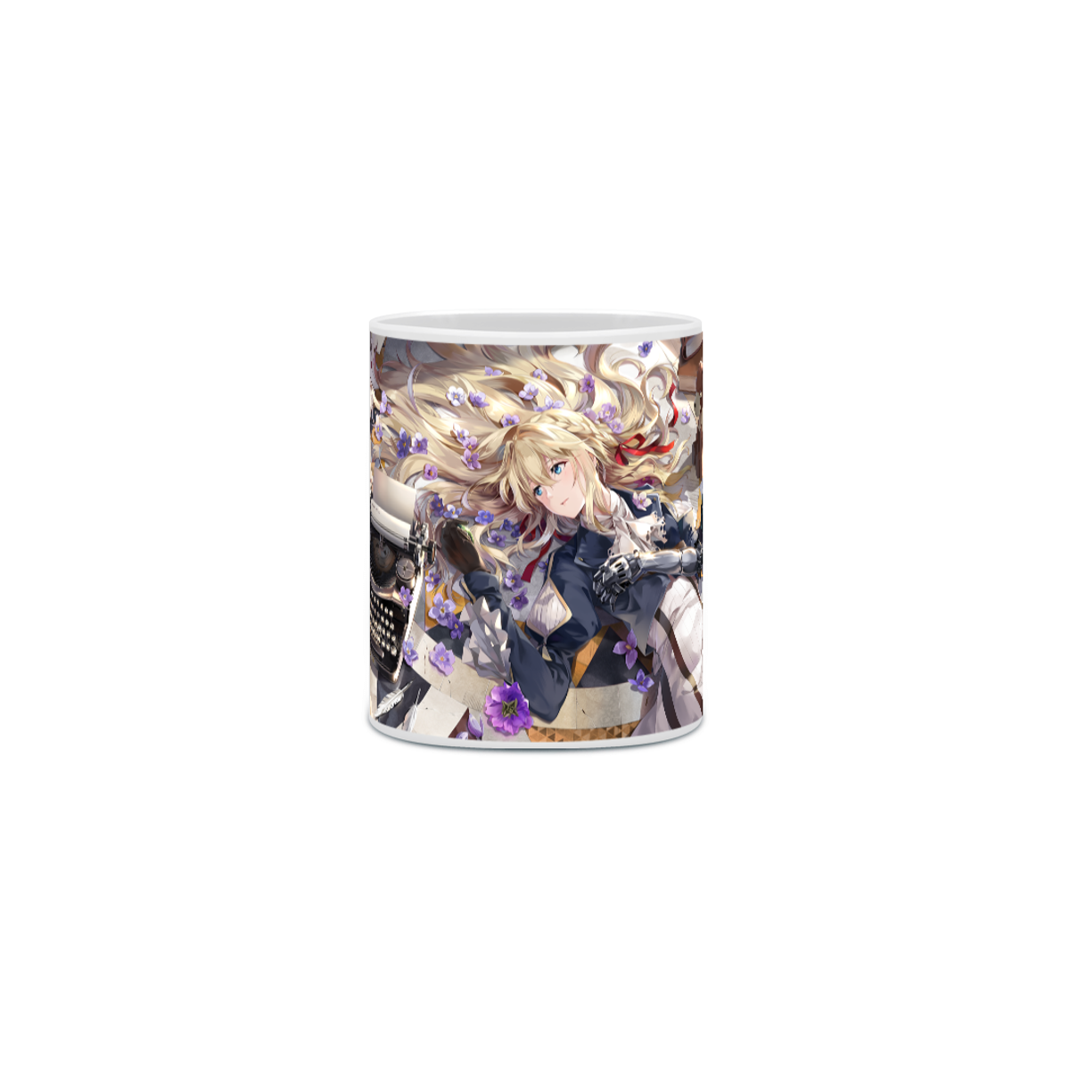 Nome do produto: Caneca Porcelanato Personalizada Anime Violet Evergarden