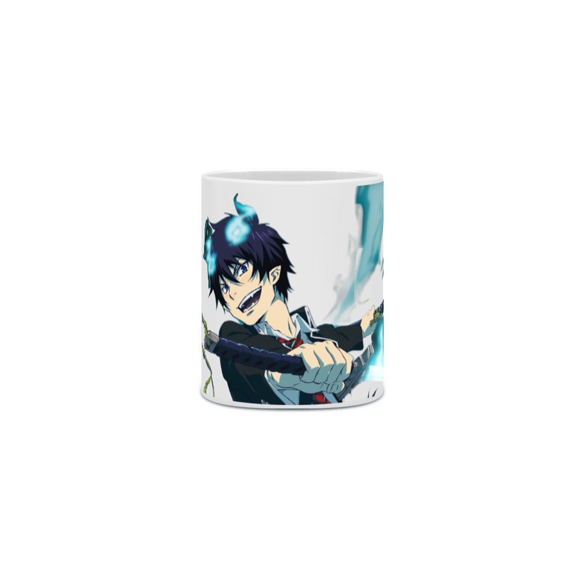 Nome do produto: Caneca Porcelanato Personalizada Anime Ao no Exorcist Rin Okumura