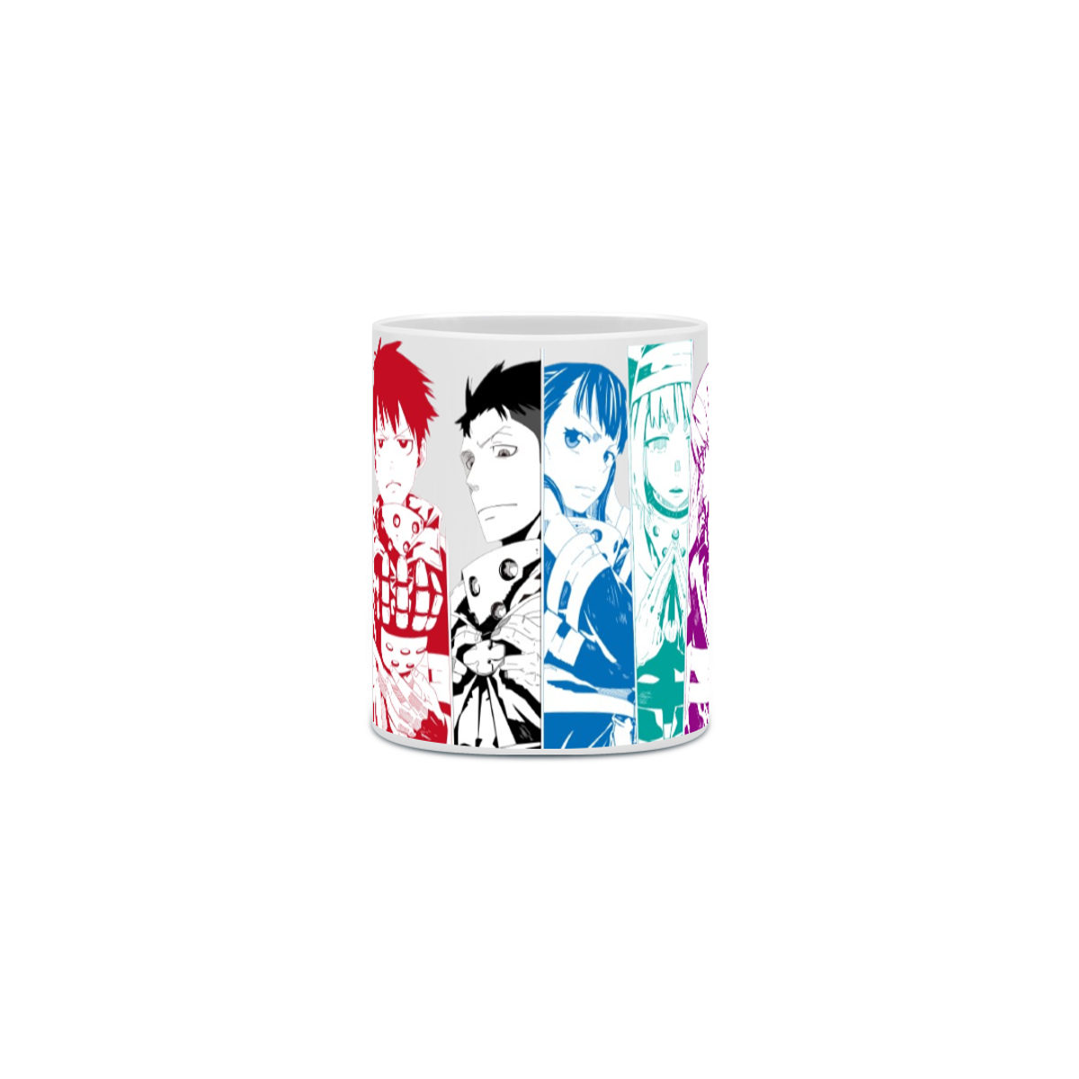 Nome do produto: Caneca Porcelanato Personalizada Anime En En Shouboutai