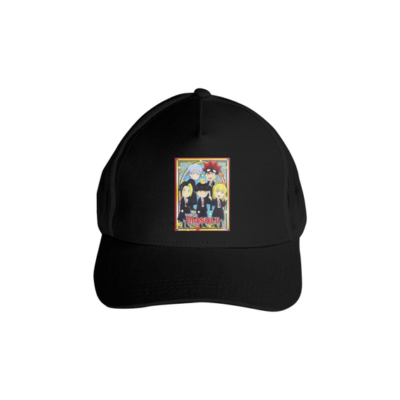 Boné Americano Trucker Aba Curva Anime Mashle: Muscle and Magic