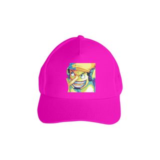 Nome do produtoBoné Americano Trucker Aba Curva Anime One Piece Usopp