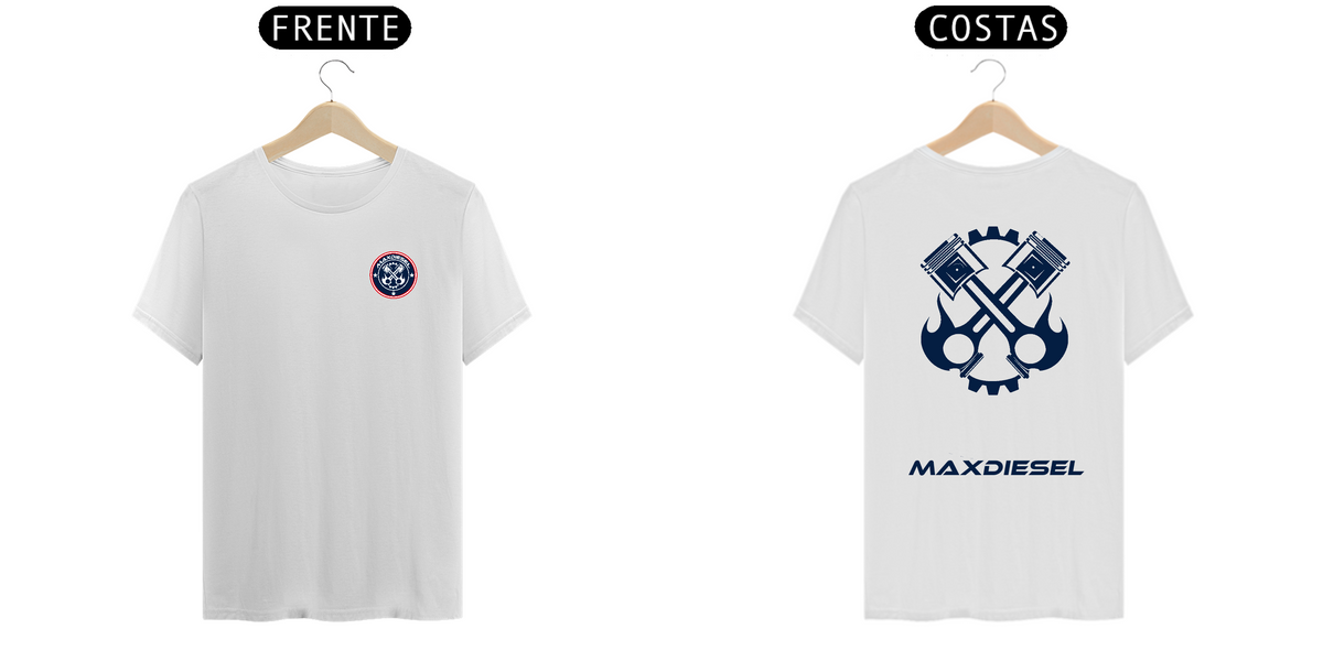 Nome do produto: Camiseta Padrão MaxDiesel branca