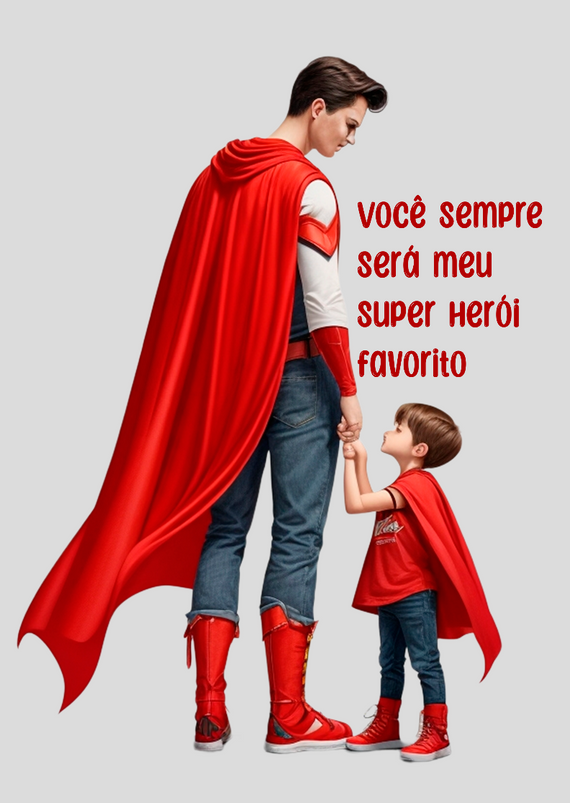 Poster pai - Meu super herói favorito