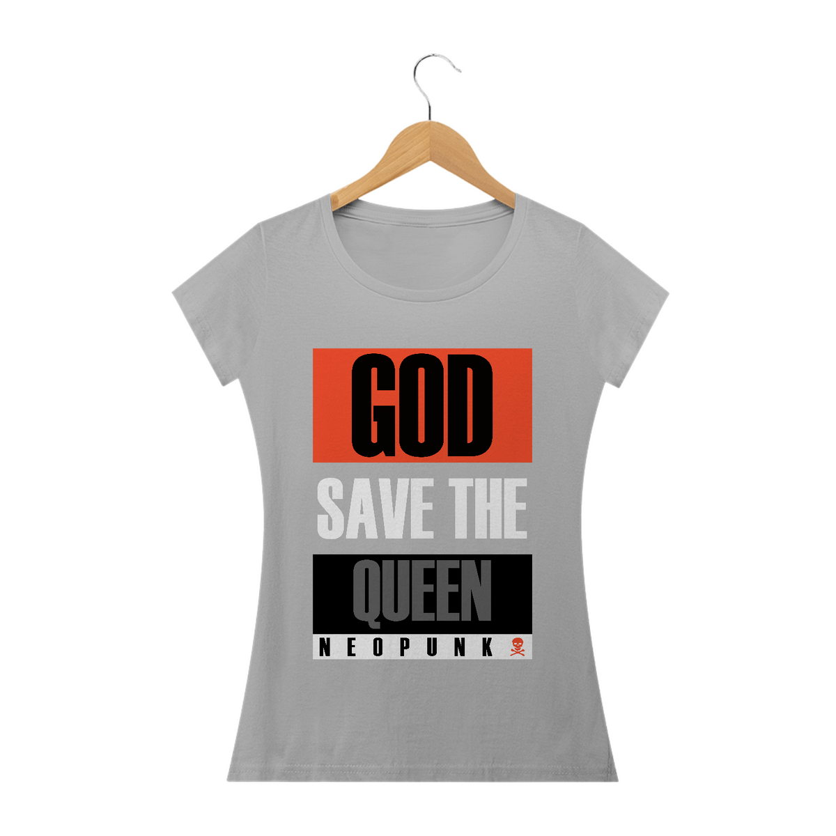 Nome do produto: Camiseta Feminina God Save The Queen