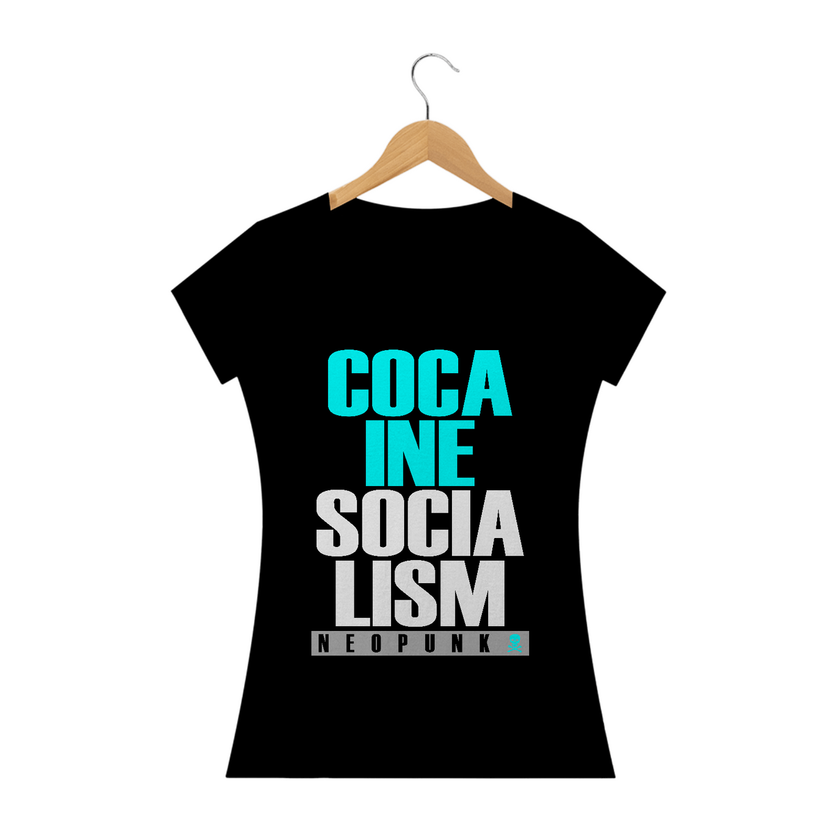 Nome do produto: Camiseta Feminina Cocaine Socialism