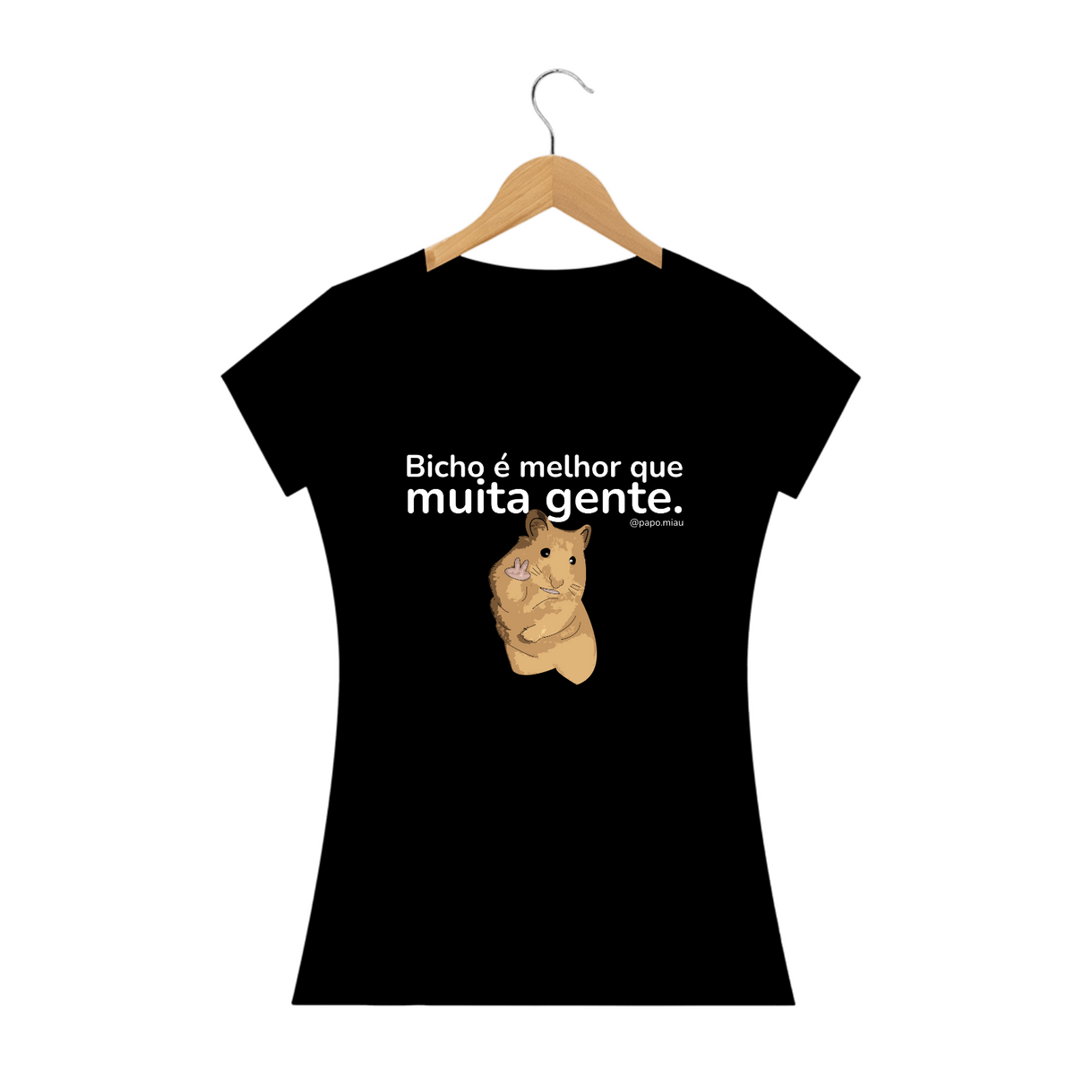 Nome do produto: Camiseta Hamster - bicho é melhor que muita gente