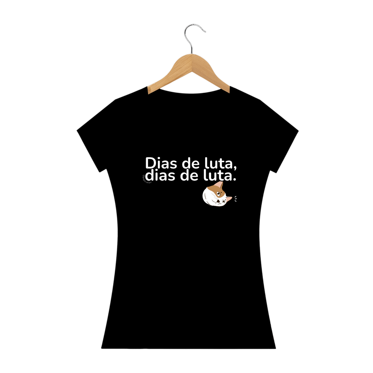 Nome do produto: Camiseta Gato - dias de luta