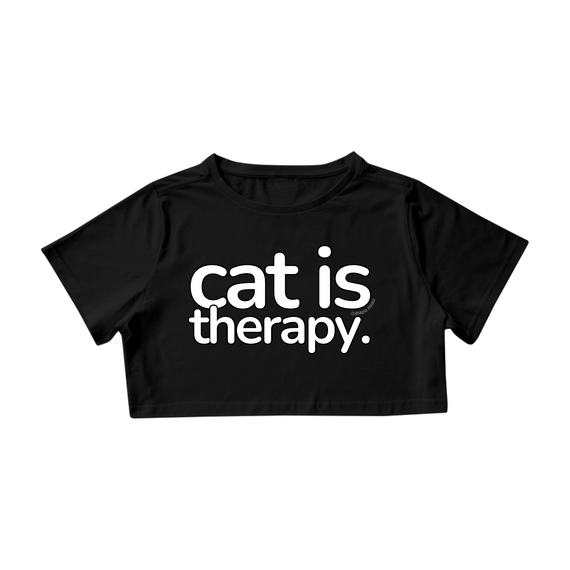 Cropped Gato - cat is therapy