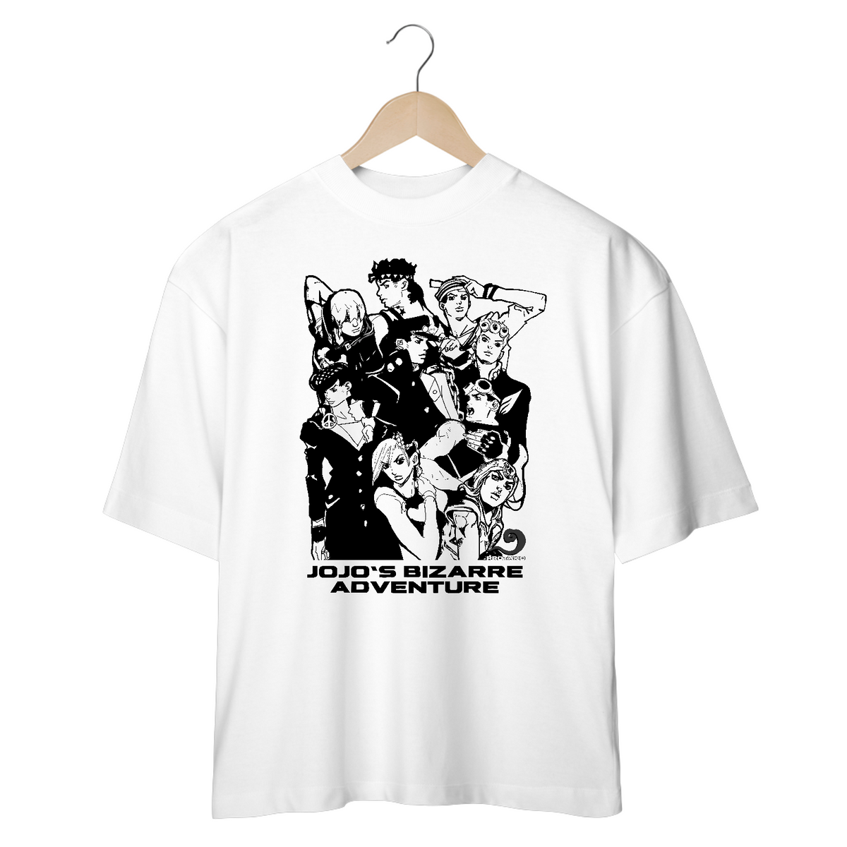 Nome do produto: Camiseta Oversized Joestar Frente 