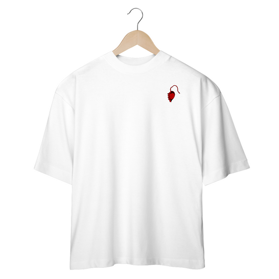 Camiseta Oversized Minimalista Polnareff Frente 