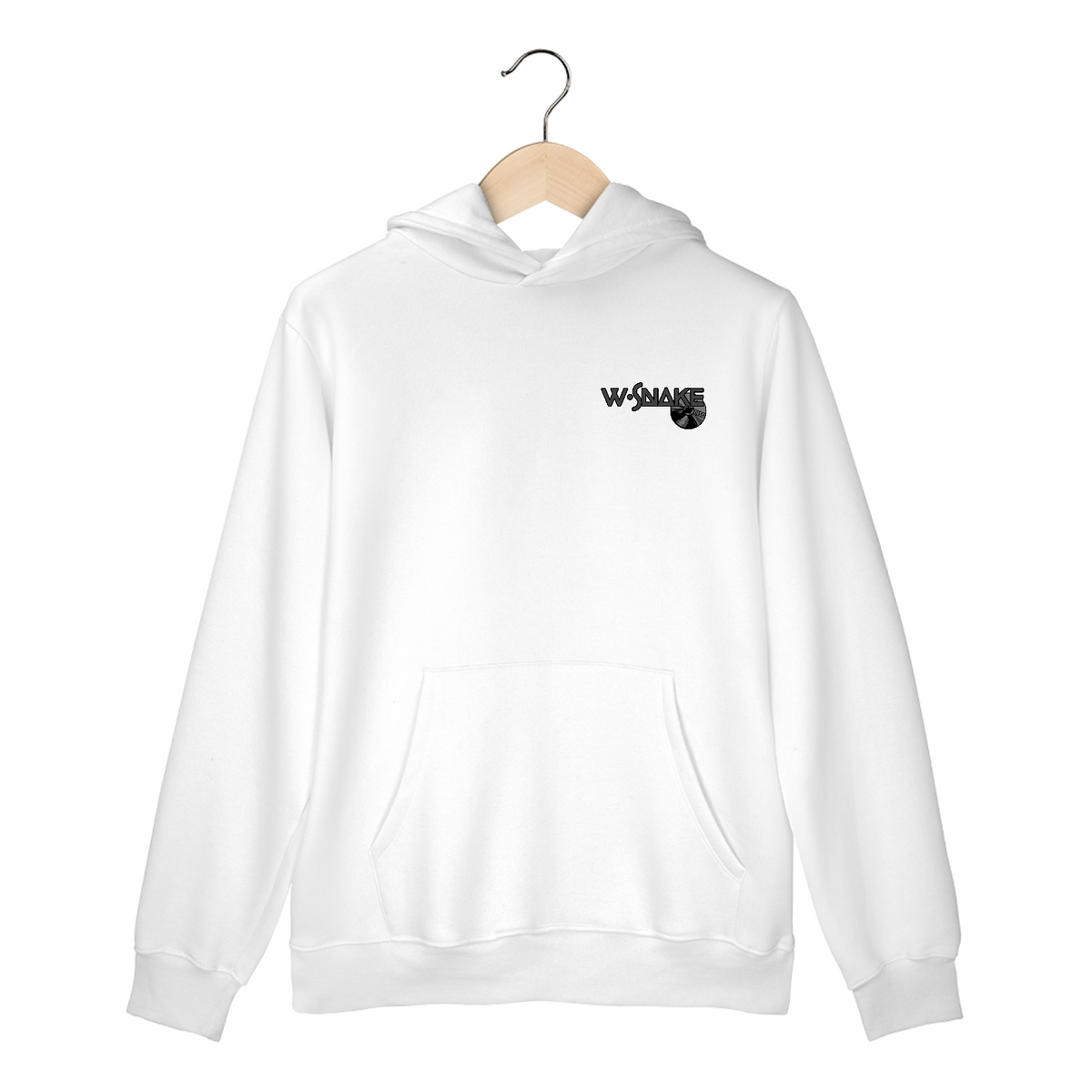 Nome do produto: Moletom Unisex Canguru Minimalista W Snake Frente 