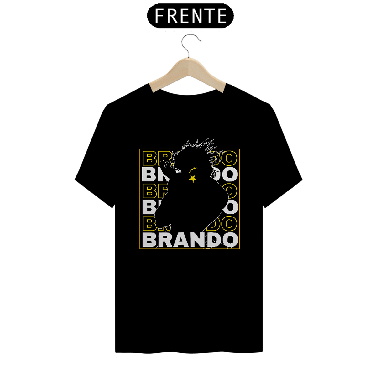 Nome do produto: Camiseta Dio Frente Preto