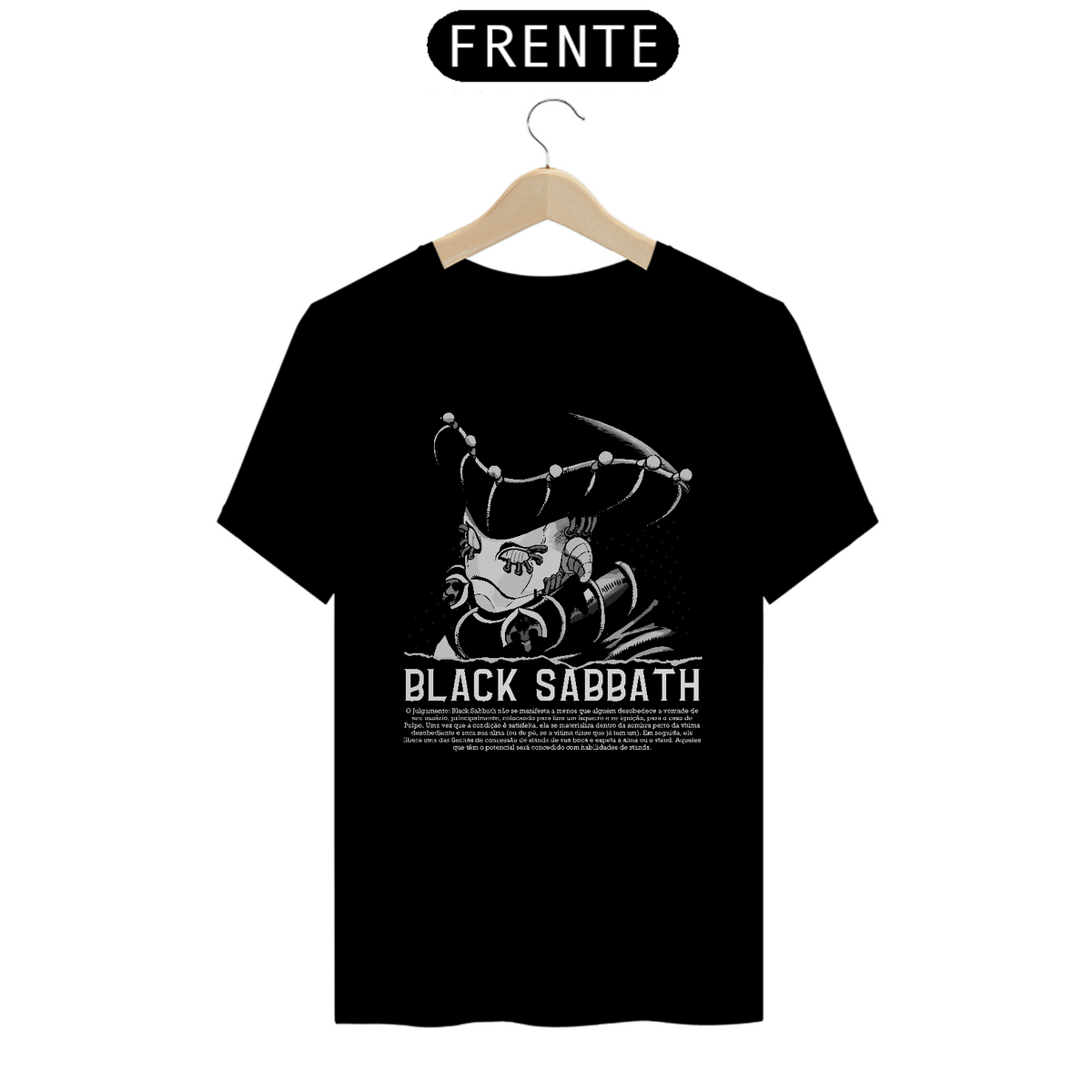 Nome do produto: Camiseta Black Frente