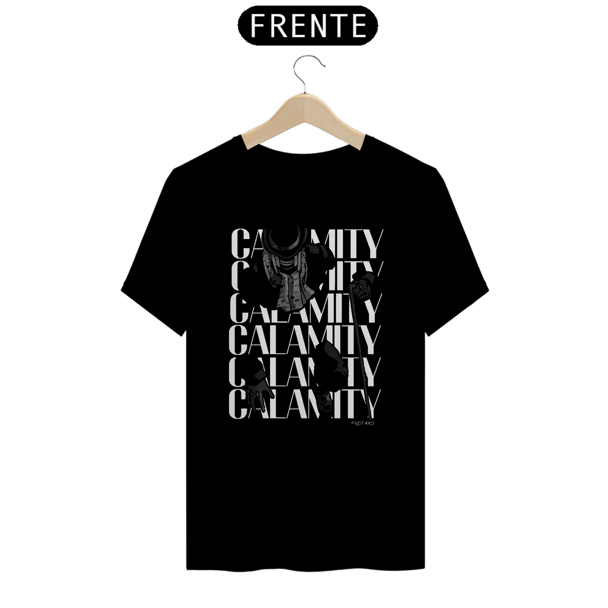 Nome do produto: Camiseta Calamity Wou Frente