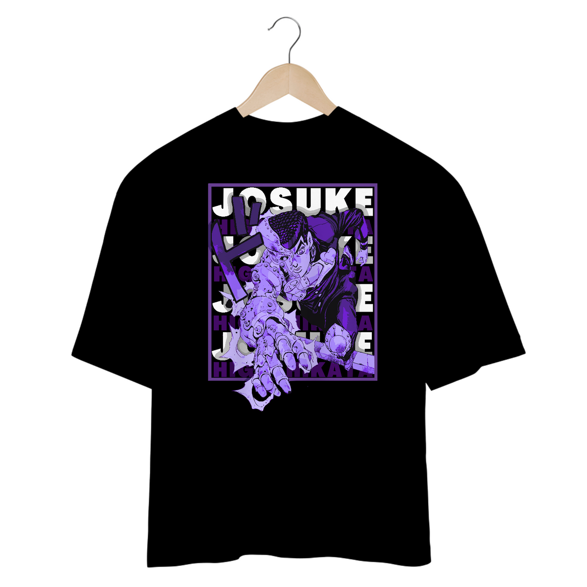 Nome do produto: Camiseta Oversized Josuke Frente