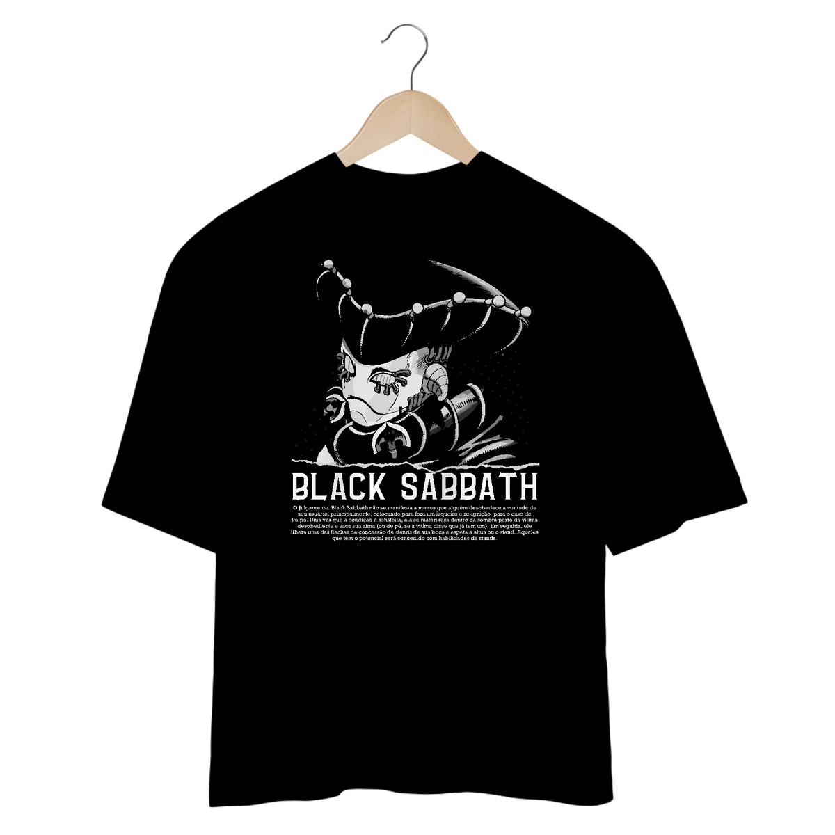 Nome do produto: Camiseta Oversized Black Frente