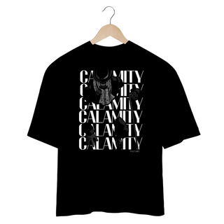 Camiseta Oversized Calamity Wou Frente