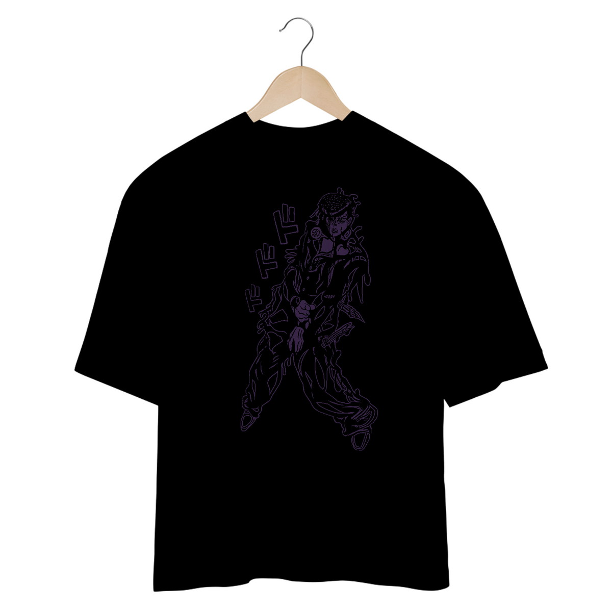 Nome do produto: Camiseta Oversized Josuke Frente