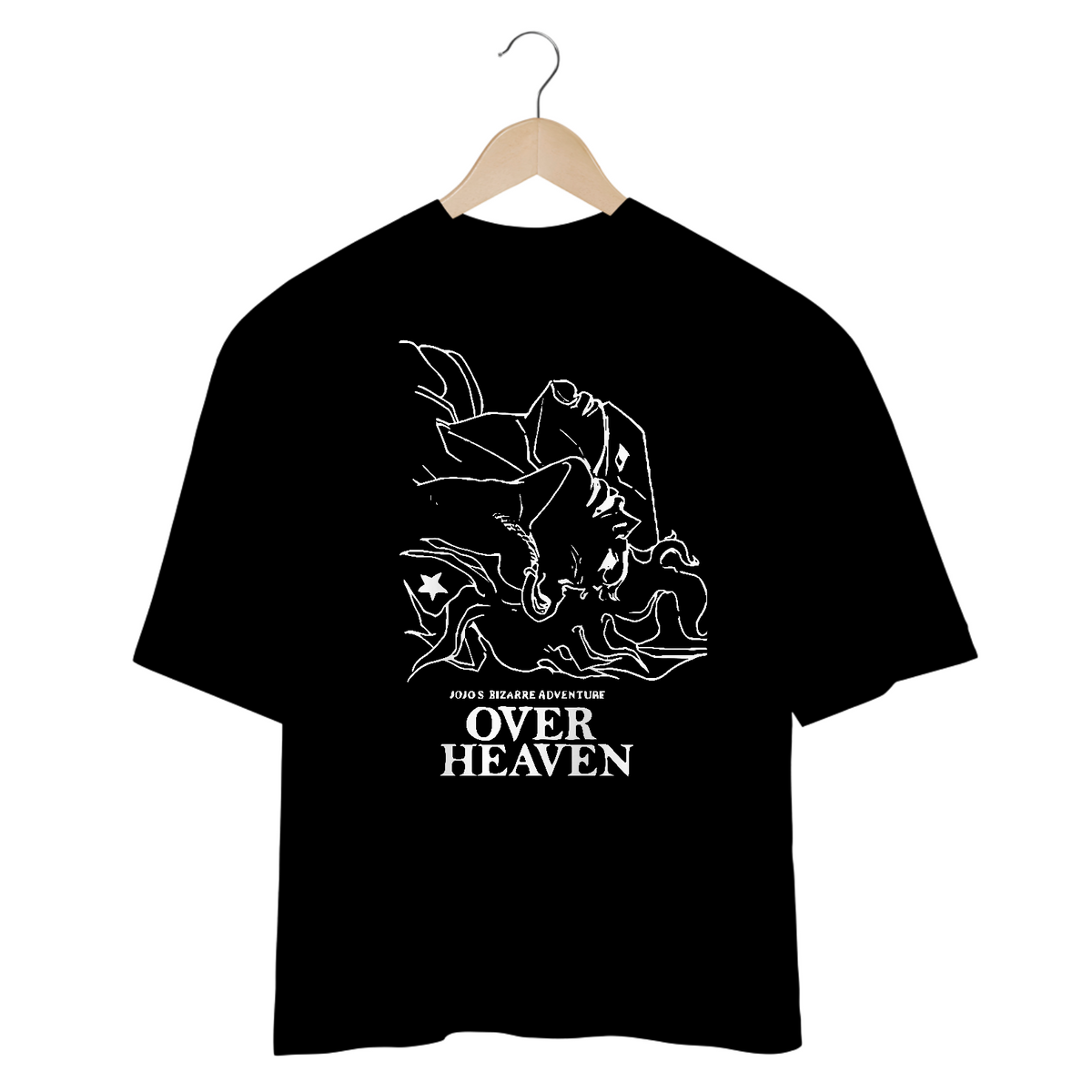 Nome do produto: Camiseta Oversized Over Heaven Frente