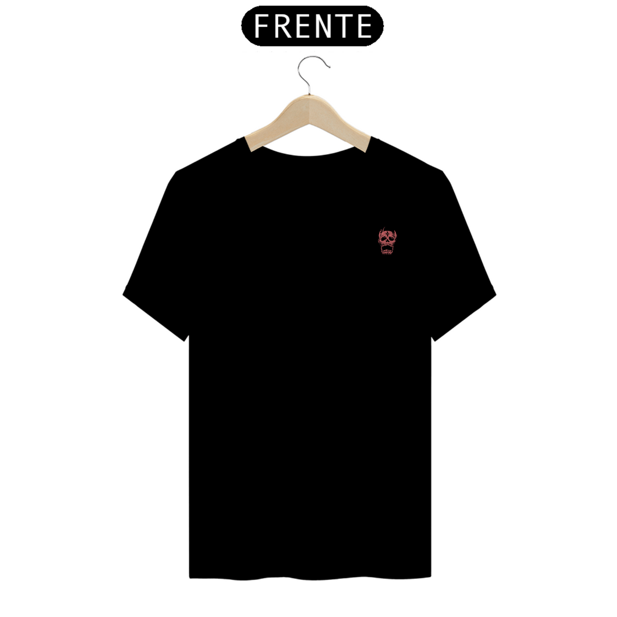 Nome do produto: Camiseta Minimalista Queen Frente