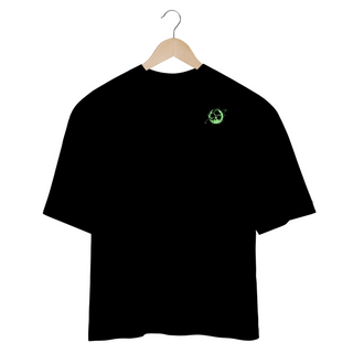 Nome do produtoCamiseta Oversized Minimalista Steel Ball Verde Frente 