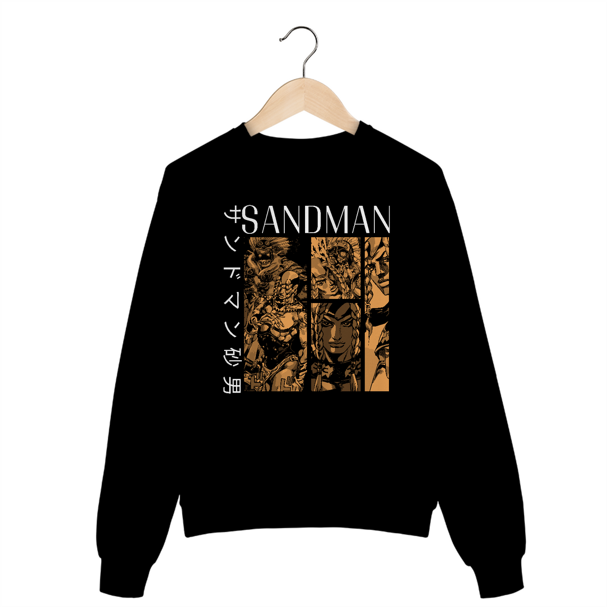 Nome do produto: Moletom Unisex Fechado Sandman Frente