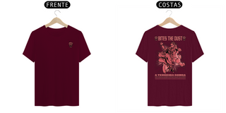 Nome do produtoCamiseta Bites Dust Frente Costas Vermelho