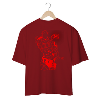 Nome do produtoCamiseta Oversized Time Erase Vermelho Frente