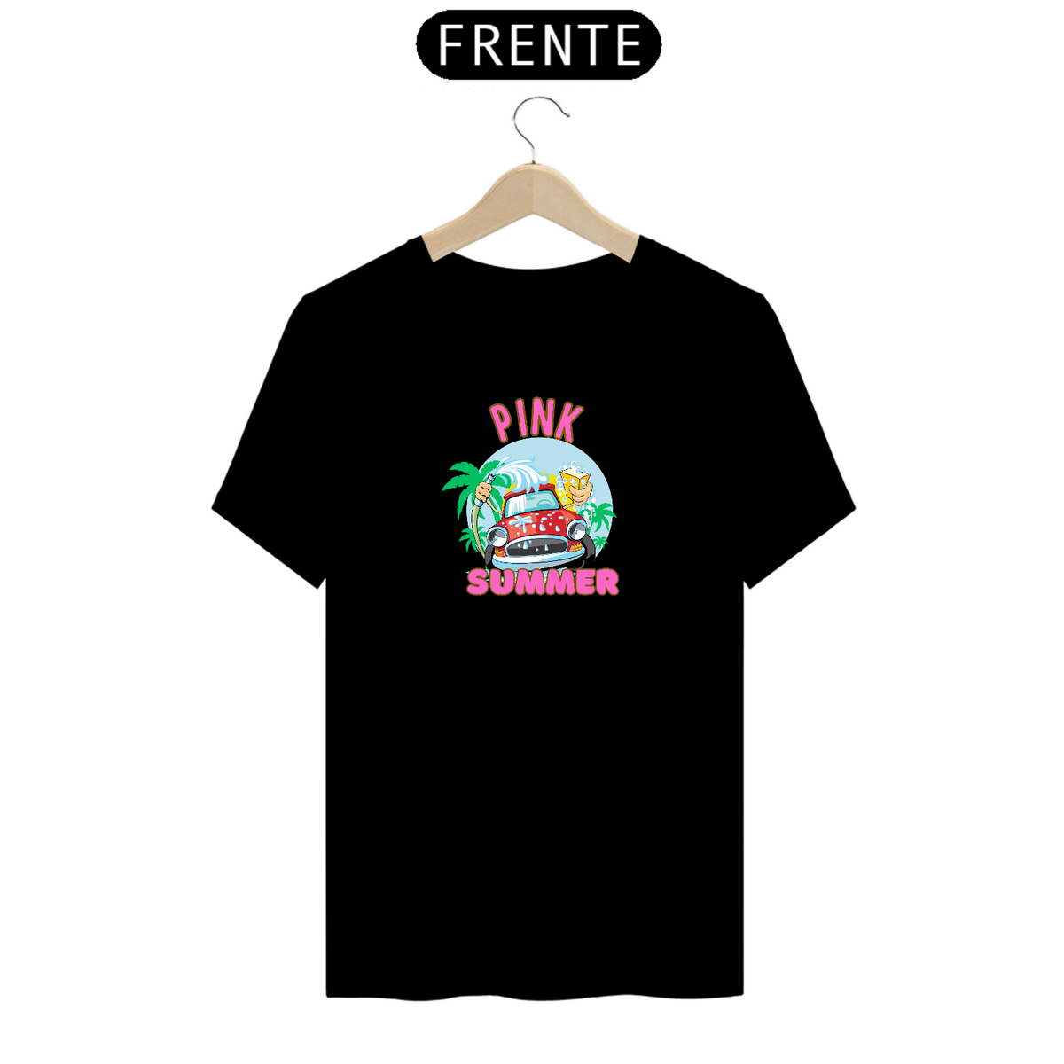 Nome do produto: Camiseta Lava Rápido - Pink Summer
