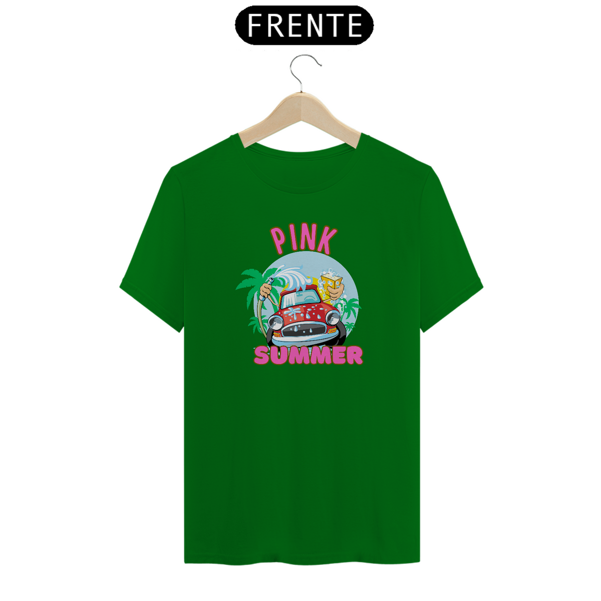 Nome do produto: Camiseta Lava Rápido - Pink Summer