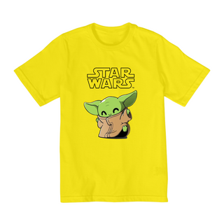 Nome do produtoColeção Star Wars - Camiseta infantil 02 a 08 anos - Yoda
