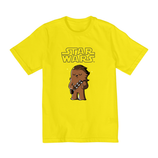 Nome do produtoColeção Star Wars - Camiseta infantil 02 a 08 anos - Chewbacca 