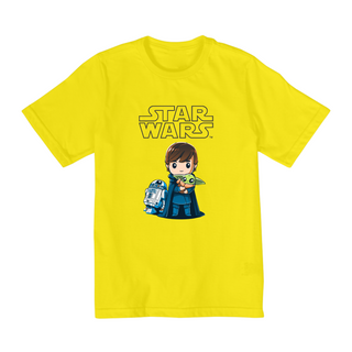 Nome do produtoColeção Star Wars - Camiseta infantil 02 a 08 anos - Yoda e ...
