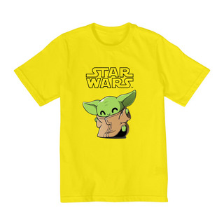 Nome do produtoColeção Star Wars - Camiseta infantil 10 a 14 anos - Yoda