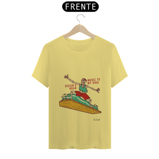 Nome do produtoT-Shirt Estonada- Coleção Verão - Estampa Caveira Surfista
