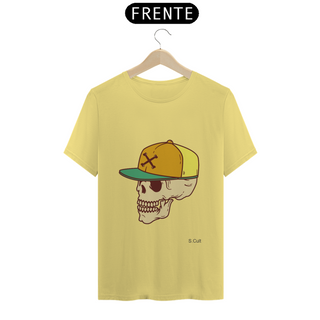 Nome do produtoT-Shirt Estonada- Coleção Verão - Estampa Caveira de boné 