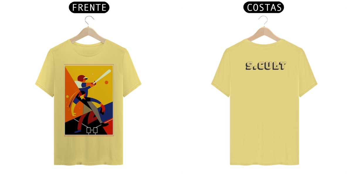 Nome do produto: T-Shirt Estonada- Coleção Streetwear- Estampa Baseball