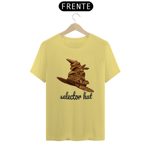 T.Shirt Estonada - Coleção Harry Potter -Selector hat