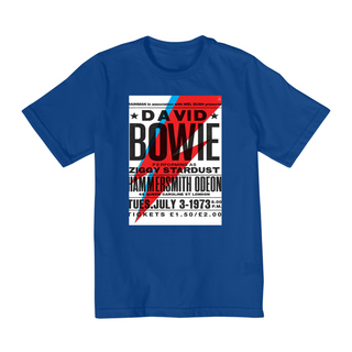 Nome do produtoCamiseta Infantil 10 a 14 anos - Bandas - David Bowie