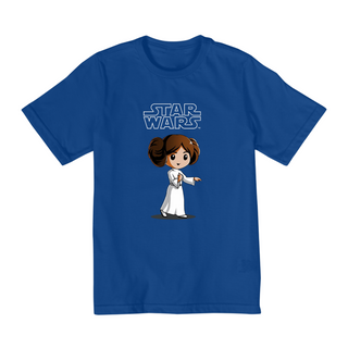 Nome do produtoColeção Star Wars - Camiseta infantil 02 a 08 anos - Princesa Leia