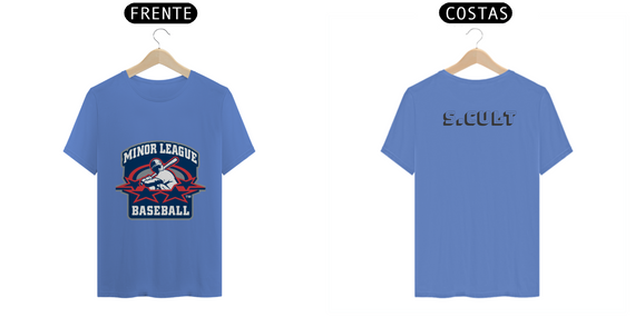 T-Shirt Estonada- Coleção Streetwear- Estampa Baseball
